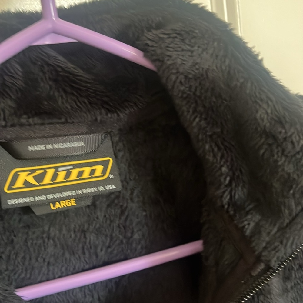 NWT Klim 1/4 zip super soft double sided fleece